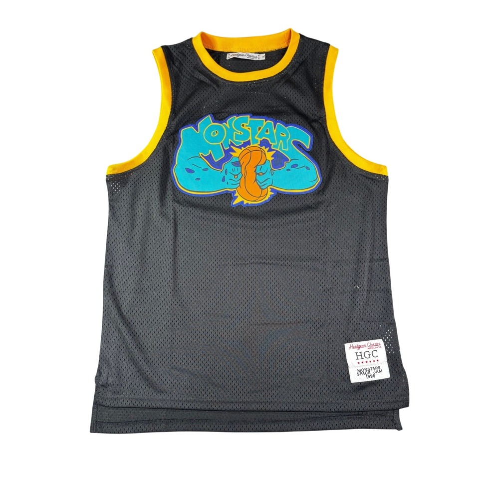 Headgear Classics Youth XL Monstars Space Jam 1996 Basketball Jersey Black HGC